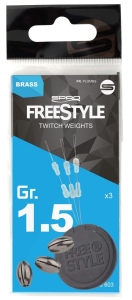 SPRO Freestyle Freestyle Twitch Weights Kit 1.5g 3pcs