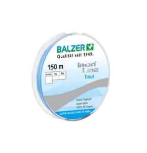 Balzer Iron Line Trout Blue 150m 0.06mm linie împletită Balzer Iron Line Trout Blue 150m 0.06mm