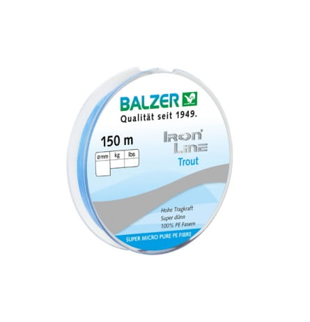 Plecionka Balzer Iron Line Trout Blue 150m 0,06mm.jpg
