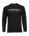 T-Shirt Simms Logo Shirt LS Black..jpg