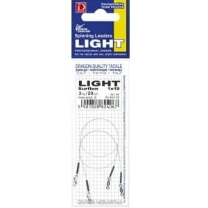 Leader Dragon 1x19 Surflon 3kg Light 15cm 2 buc.