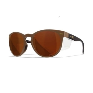 Wiley X COVERT Capt Copper Copper Gloss Cofee/Crystal Brow