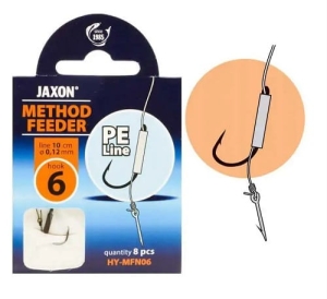 Cârlige Jaxon cu lideri Braid Needle#6 0.12mm
