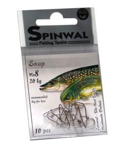 Spinwal snap cu rotiță nr.8 20kg 10pcs.