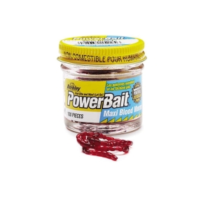 Berkley Powerbait Maxi Blood Worm 100 buc.