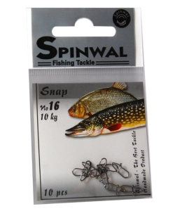 Spinwal cârlig snap nr.16 10kg 10pcs.