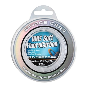 Savage Gear Soft Fluoro Carbon 0.49mm 35m 15.2kg