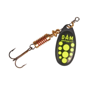 DAM Effzett Standard Spinner Negru Galben 10g