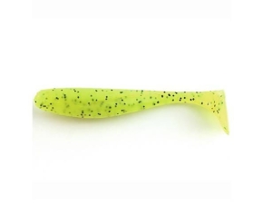 FishUP Wizzle Shad 5,5cm #055 Chartreuse Black 10buc
