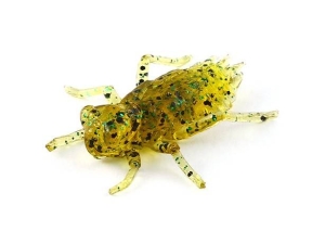 FishUP Dragonfly 2cm #036 Caramel Green Black 12pcs
