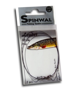 Spinwal leader 40cm 9kg 2buc.