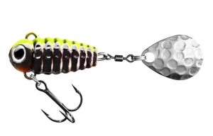 Spinmad Twirling Crazy Bug Tail 6g Green Black