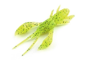 FishUP Real Craw 5cm #055 Chartreuse Black 7pcs