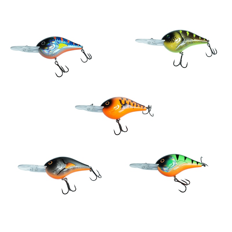 Set 5 Voblere Kraken Deep Seeker 7,5cm, 24g, adâncime 7m, Floating